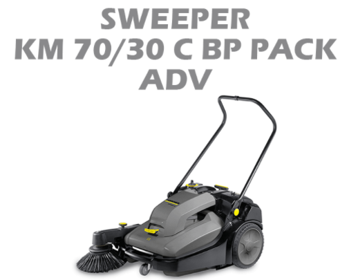 KARCHER VACUUM SWEEPERS WALK- BEHIND KM 70/30 C - Click Image to Close